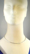 sterling silver omega necklace