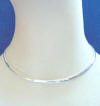 sterling silver 5mm oval omega