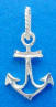 sterling silver anchor charm