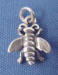 sterling silver 3-d bee charm