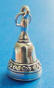 sterling silver handbell charm