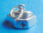 sterling silver nurse cap charm