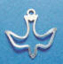 sterling silver dove charm