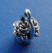 sterling silver petite basket of flowers charm (great for a flowergirl gift!)