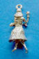 sterling silver 3-d hula dancer charm