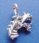 sterling silver dragon charm