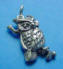 sterling silver owl charm