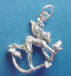 sterling silver fairy on vine charm