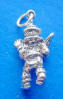 sterling silver clown charm