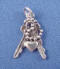 sterling silver karen hill tribe keys with heart wedding cake pull charm