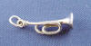 sterling silver 3-d new orleans jazz music wedding cake ribbon pull charm for your bridesmaid charm cake