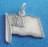 sterling silver christian flag charm