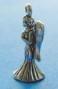 sterling silver 3-D praying angel charm