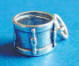 sterling silver drum charm