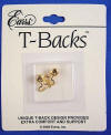 support t-back earring back
