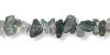 genuine moss agate gemstone chips for your handcrafted sterling silver anklet