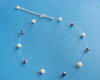 single-strand pearl and crystal flowergirl necklace