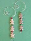 sterling silver gingerbread christmas ornament hangers