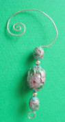 sterling silver cloisonne christmas ornament hanger