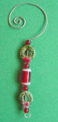 sterling silver wreath christmas ornament hanger