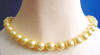 golden shell pearl necklace