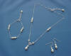 pearl necklace with filigree front