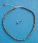 Swarovski crystal pearl necklace and earrings